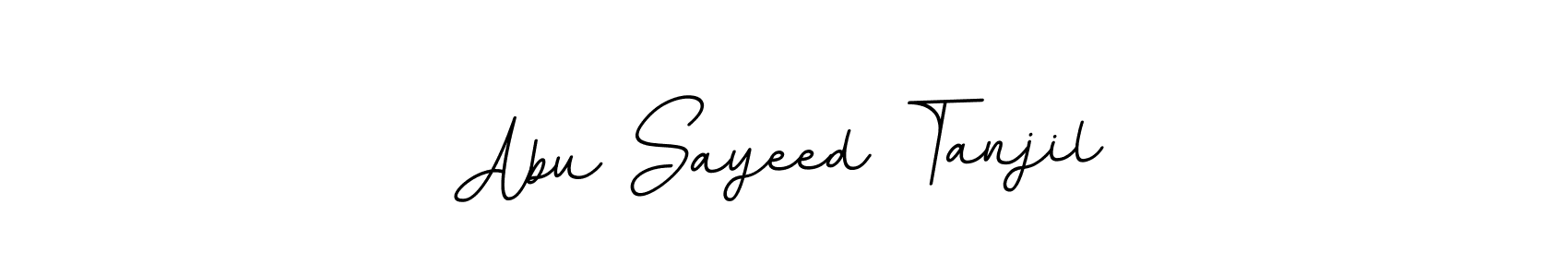 How to make Abu Sayeed Tanjil signature? BallpointsItalic-DORy9 is a professional autograph style. Create handwritten signature for Abu Sayeed Tanjil name. Abu Sayeed Tanjil signature style 11 images and pictures png