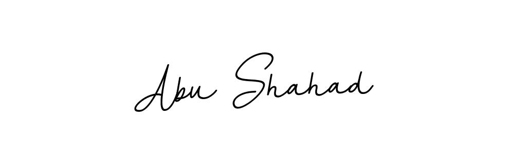 This is the best signature style for the Abu Shahad name. Also you like these signature font (BallpointsItalic-DORy9). Mix name signature. Abu Shahad signature style 11 images and pictures png