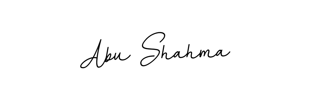 Make a beautiful signature design for name Abu Shahma. With this signature (BallpointsItalic-DORy9) style, you can create a handwritten signature for free. Abu Shahma signature style 11 images and pictures png