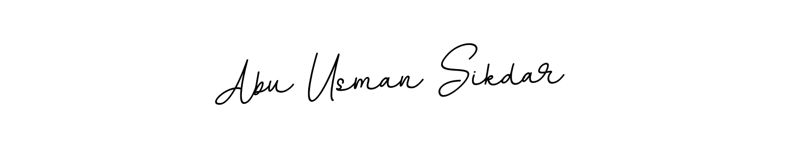 This is the best signature style for the Abu Usman Sikdar name. Also you like these signature font (BallpointsItalic-DORy9). Mix name signature. Abu Usman Sikdar signature style 11 images and pictures png