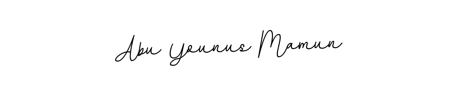 How to make Abu Younus Mamun name signature. Use BallpointsItalic-DORy9 style for creating short signs online. This is the latest handwritten sign. Abu Younus Mamun signature style 11 images and pictures png