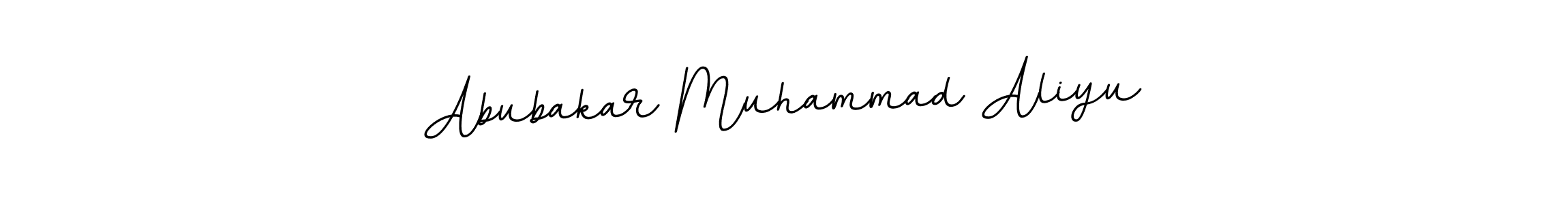 The best way (BallpointsItalic-DORy9) to make a short signature is to pick only two or three words in your name. The name Abubakar Muhammad Aliyu include a total of six letters. For converting this name. Abubakar Muhammad Aliyu signature style 11 images and pictures png