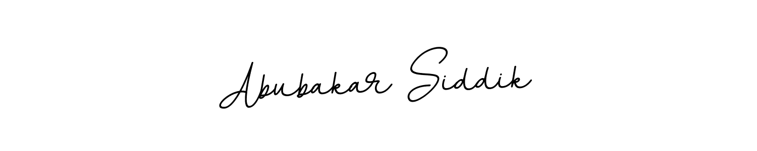 It looks lik you need a new signature style for name Abubakar Siddik. Design unique handwritten (BallpointsItalic-DORy9) signature with our free signature maker in just a few clicks. Abubakar Siddik signature style 11 images and pictures png