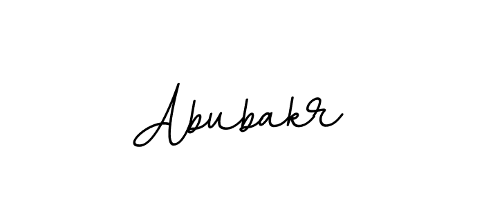 Create a beautiful signature design for name Abubakr. With this signature (BallpointsItalic-DORy9) fonts, you can make a handwritten signature for free. Abubakr signature style 11 images and pictures png