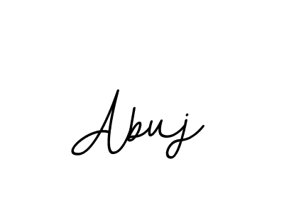 Create a beautiful signature design for name Abuj. With this signature (BallpointsItalic-DORy9) fonts, you can make a handwritten signature for free. Abuj signature style 11 images and pictures png