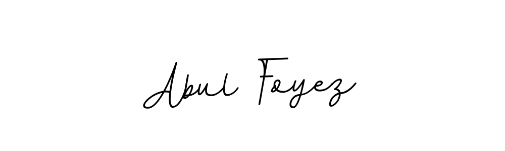 Use a signature maker to create a handwritten signature online. With this signature software, you can design (BallpointsItalic-DORy9) your own signature for name Abul Foyez. Abul Foyez signature style 11 images and pictures png