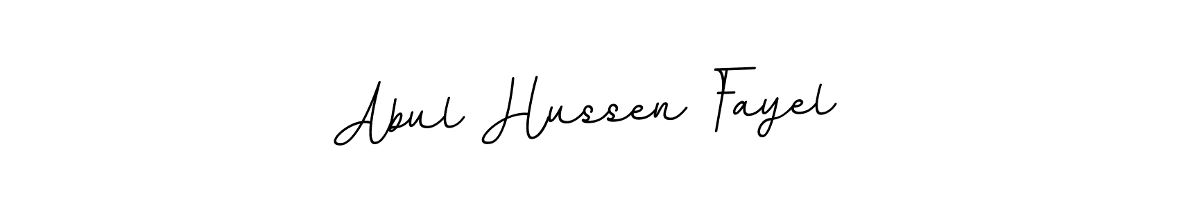 How to make Abul Hussen Fayel name signature. Use BallpointsItalic-DORy9 style for creating short signs online. This is the latest handwritten sign. Abul Hussen Fayel signature style 11 images and pictures png