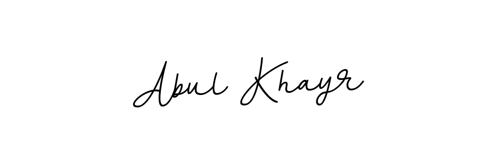 Also we have Abul Khayr name is the best signature style. Create professional handwritten signature collection using BallpointsItalic-DORy9 autograph style. Abul Khayr signature style 11 images and pictures png