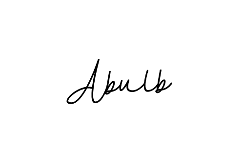 How to make Abulb name signature. Use BallpointsItalic-DORy9 style for creating short signs online. This is the latest handwritten sign. Abulb signature style 11 images and pictures png