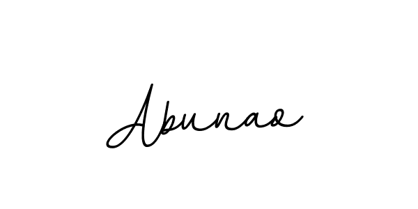 The best way (BallpointsItalic-DORy9) to make a short signature is to pick only two or three words in your name. The name Abunao include a total of six letters. For converting this name. Abunao signature style 11 images and pictures png