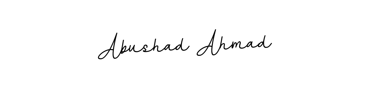 Make a beautiful signature design for name Abushad Ahmad. Use this online signature maker to create a handwritten signature for free. Abushad Ahmad signature style 11 images and pictures png