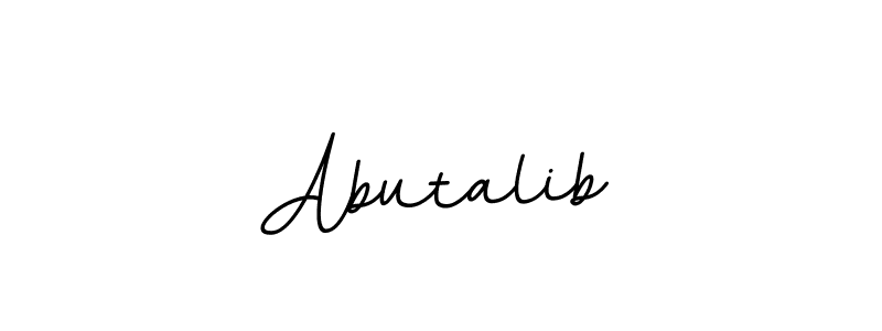 The best way (BallpointsItalic-DORy9) to make a short signature is to pick only two or three words in your name. The name Abutalib include a total of six letters. For converting this name. Abutalib signature style 11 images and pictures png