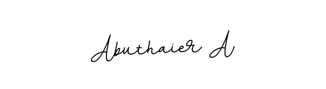 Make a beautiful signature design for name Abuthaier A. Use this online signature maker to create a handwritten signature for free. Abuthaier A signature style 11 images and pictures png