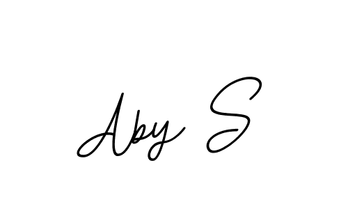 BallpointsItalic-DORy9 is a professional signature style that is perfect for those who want to add a touch of class to their signature. It is also a great choice for those who want to make their signature more unique. Get Aby S name to fancy signature for free. Aby S signature style 11 images and pictures png