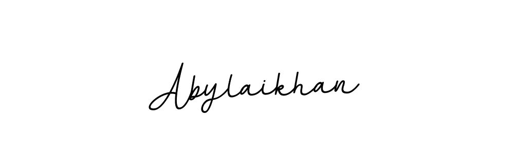 Use a signature maker to create a handwritten signature online. With this signature software, you can design (BallpointsItalic-DORy9) your own signature for name Abylaikhan. Abylaikhan signature style 11 images and pictures png