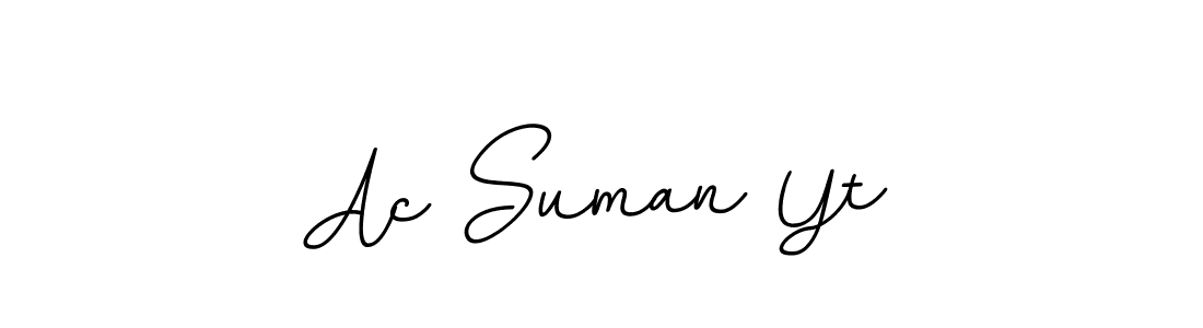 You can use this online signature creator to create a handwritten signature for the name Ac Suman Yt. This is the best online autograph maker. Ac Suman Yt signature style 11 images and pictures png