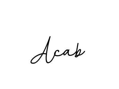 Design your own signature with our free online signature maker. With this signature software, you can create a handwritten (BallpointsItalic-DORy9) signature for name Acab. Acab signature style 11 images and pictures png