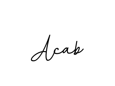 Design your own signature with our free online signature maker. With this signature software, you can create a handwritten (BallpointsItalic-DORy9) signature for name Acab. Acab signature style 11 images and pictures png