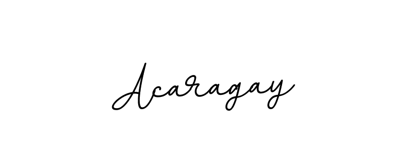 Use a signature maker to create a handwritten signature online. With this signature software, you can design (BallpointsItalic-DORy9) your own signature for name Acaragay. Acaragay signature style 11 images and pictures png