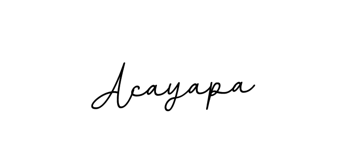 Also You can easily find your signature by using the search form. We will create Acayapa name handwritten signature images for you free of cost using BallpointsItalic-DORy9 sign style. Acayapa signature style 11 images and pictures png