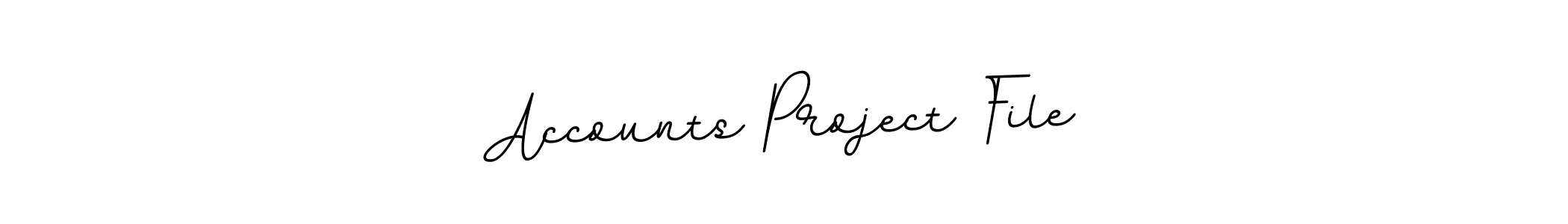 This is the best signature style for the Accounts Project File name. Also you like these signature font (BallpointsItalic-DORy9). Mix name signature. Accounts Project File signature style 11 images and pictures png