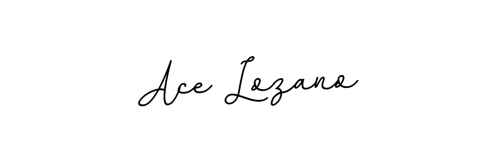You should practise on your own different ways (BallpointsItalic-DORy9) to write your name (Ace Lozano) in signature. don't let someone else do it for you. Ace Lozano signature style 11 images and pictures png