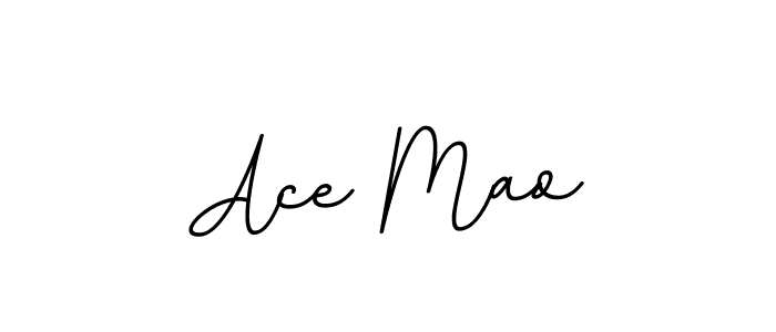 Design your own signature with our free online signature maker. With this signature software, you can create a handwritten (BallpointsItalic-DORy9) signature for name Ace Mao. Ace Mao signature style 11 images and pictures png