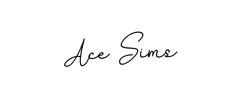 It looks lik you need a new signature style for name Ace Sims. Design unique handwritten (BallpointsItalic-DORy9) signature with our free signature maker in just a few clicks. Ace Sims signature style 11 images and pictures png