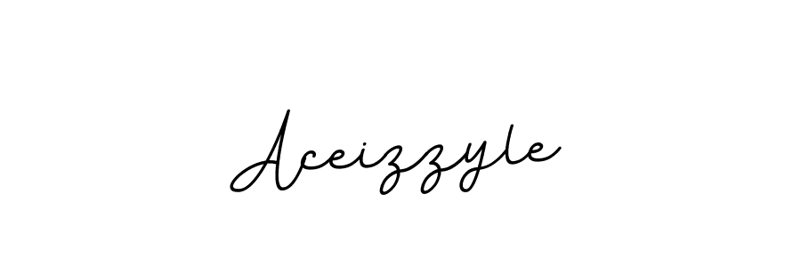 Design your own signature with our free online signature maker. With this signature software, you can create a handwritten (BallpointsItalic-DORy9) signature for name Aceizzyle. Aceizzyle signature style 11 images and pictures png