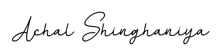 Create an unforgettable impression when signing with Achal Shinghaniya name styled in BallpointsItalic-DORy9 typography. 100% free online generator. Achal Shinghaniya signature style 11 images and pictures png