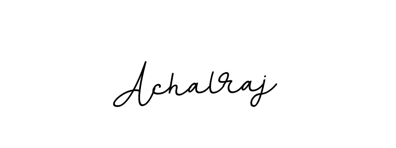 Make a beautiful signature design for name Achalraj. With this signature (BallpointsItalic-DORy9) style, you can create a handwritten signature for free. Achalraj signature style 11 images and pictures png