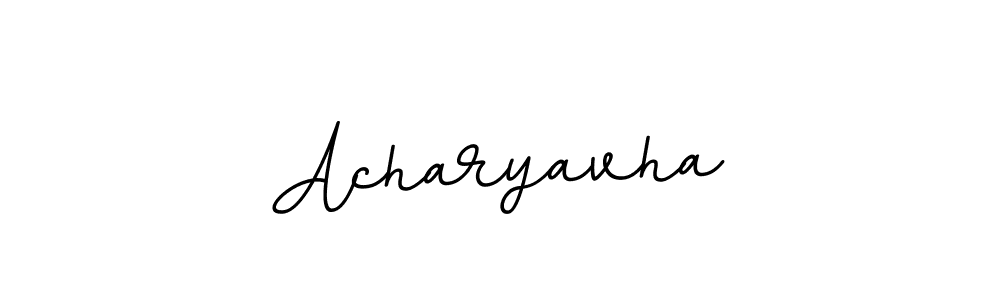 Create a beautiful signature design for name Acharyavha. With this signature (BallpointsItalic-DORy9) fonts, you can make a handwritten signature for free. Acharyavha signature style 11 images and pictures png