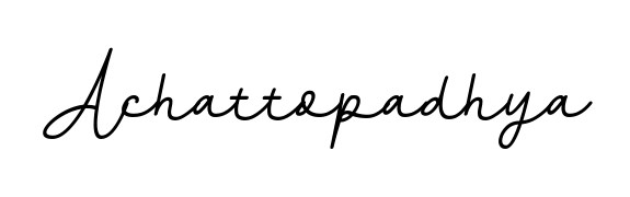 An effortless, minimalist signature concept for Achattopadhya using BallpointsItalic-DORy9 design. Clean lines that look great on any document. Achattopadhya signature style 11 images and pictures png
