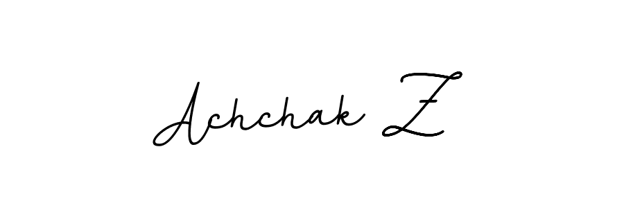 The best way (BallpointsItalic-DORy9) to make a short signature is to pick only two or three words in your name. The name Achchak Z include a total of six letters. For converting this name. Achchak Z signature style 11 images and pictures png