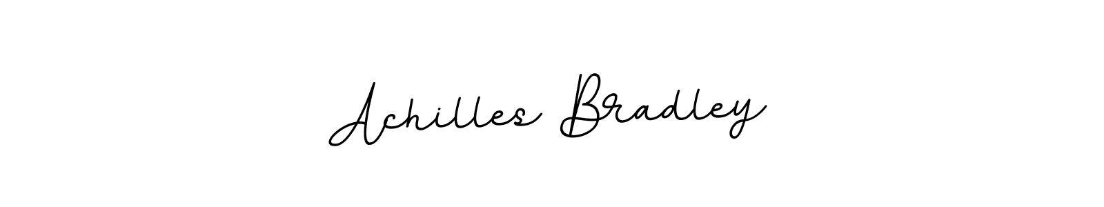Achilles Bradley stylish signature style. Best Handwritten Sign (BallpointsItalic-DORy9) for my name. Handwritten Signature Collection Ideas for my name Achilles Bradley. Achilles Bradley signature style 11 images and pictures png