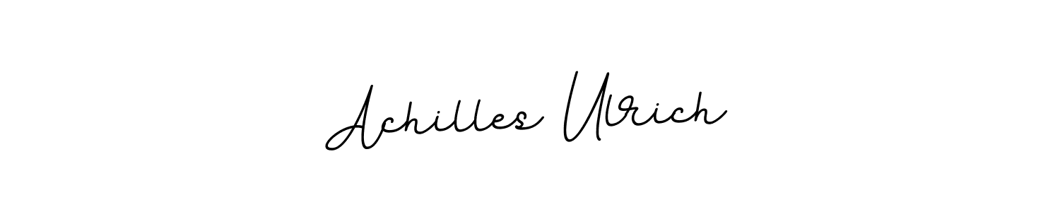 It looks lik you need a new signature style for name Achilles Ulrich. Design unique handwritten (BallpointsItalic-DORy9) signature with our free signature maker in just a few clicks. Achilles Ulrich signature style 11 images and pictures png