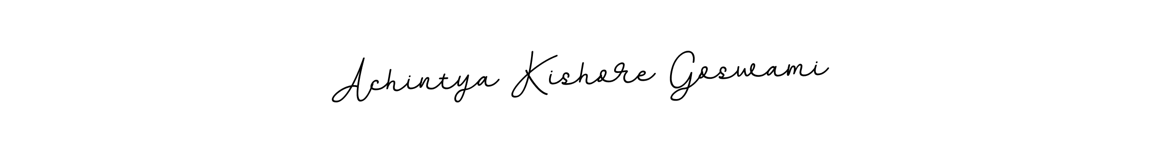 Use a signature maker to create a handwritten signature online. With this signature software, you can design (BallpointsItalic-DORy9) your own signature for name Achintya Kishore Goswami. Achintya Kishore Goswami signature style 11 images and pictures png