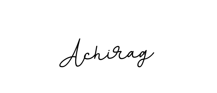 Create a beautiful signature design for name Achirag. With this signature (BallpointsItalic-DORy9) fonts, you can make a handwritten signature for free. Achirag signature style 11 images and pictures png