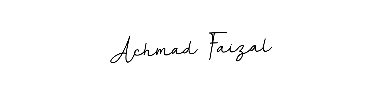 How to make Achmad Faizal name signature. Use BallpointsItalic-DORy9 style for creating short signs online. This is the latest handwritten sign. Achmad Faizal signature style 11 images and pictures png