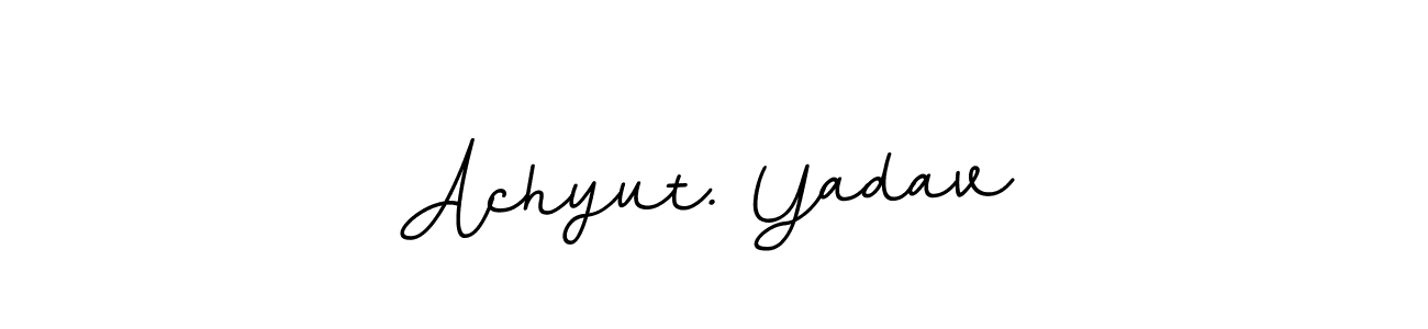 Also You can easily find your signature by using the search form. We will create Achyut. Yadav name handwritten signature images for you free of cost using BallpointsItalic-DORy9 sign style. Achyut. Yadav signature style 11 images and pictures png