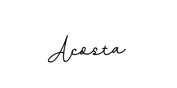 How to make Acosta signature? BallpointsItalic-DORy9 is a professional autograph style. Create handwritten signature for Acosta name. Acosta signature style 11 images and pictures png