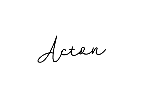 You should practise on your own different ways (BallpointsItalic-DORy9) to write your name (Acton) in signature. don't let someone else do it for you. Acton signature style 11 images and pictures png