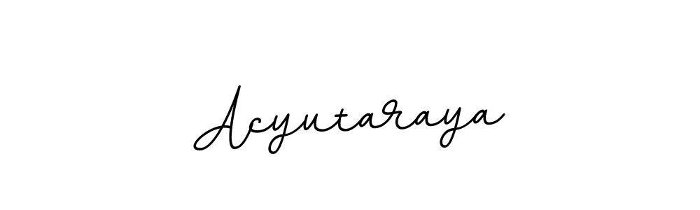 BallpointsItalic-DORy9 is a professional signature style that is perfect for those who want to add a touch of class to their signature. It is also a great choice for those who want to make their signature more unique. Get Acyutaraya name to fancy signature for free. Acyutaraya signature style 11 images and pictures png