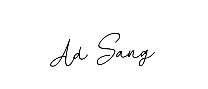 Use a signature maker to create a handwritten signature online. With this signature software, you can design (BallpointsItalic-DORy9) your own signature for name Ad Sang. Ad Sang signature style 11 images and pictures png