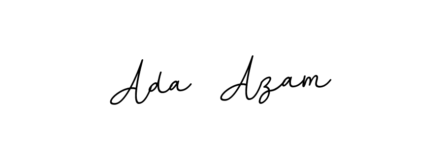 Ada  Azam stylish signature style. Best Handwritten Sign (BallpointsItalic-DORy9) for my name. Handwritten Signature Collection Ideas for my name Ada  Azam. Ada  Azam signature style 11 images and pictures png