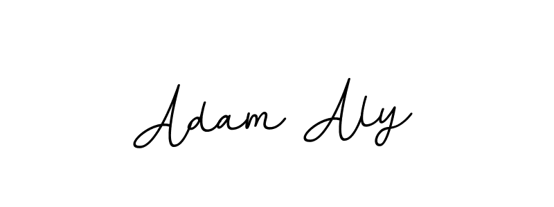 The best way (BallpointsItalic-DORy9) to make a short signature is to pick only two or three words in your name. The name Adam Aly include a total of six letters. For converting this name. Adam Aly signature style 11 images and pictures png