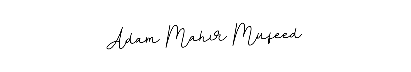 Use a signature maker to create a handwritten signature online. With this signature software, you can design (BallpointsItalic-DORy9) your own signature for name Adam Mahir Mufeed. Adam Mahir Mufeed signature style 11 images and pictures png