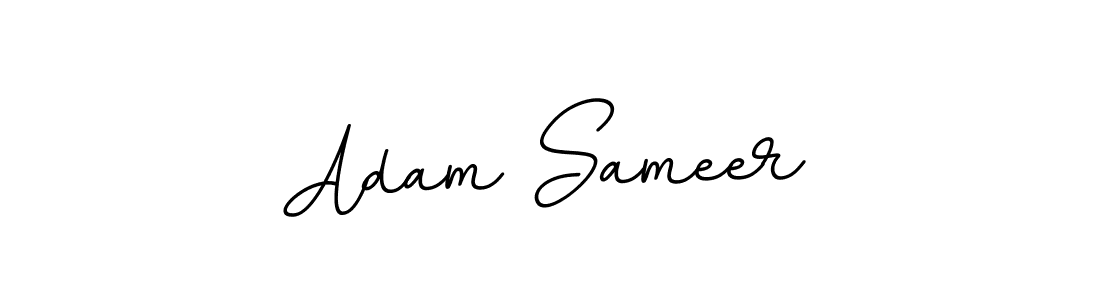 Make a beautiful signature design for name Adam Sameer. With this signature (BallpointsItalic-DORy9) style, you can create a handwritten signature for free. Adam Sameer signature style 11 images and pictures png