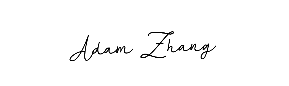 Make a beautiful signature design for name Adam Zhang. With this signature (BallpointsItalic-DORy9) style, you can create a handwritten signature for free. Adam Zhang signature style 11 images and pictures png