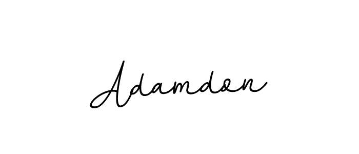 Adamdon stylish signature style. Best Handwritten Sign (BallpointsItalic-DORy9) for my name. Handwritten Signature Collection Ideas for my name Adamdon. Adamdon signature style 11 images and pictures png